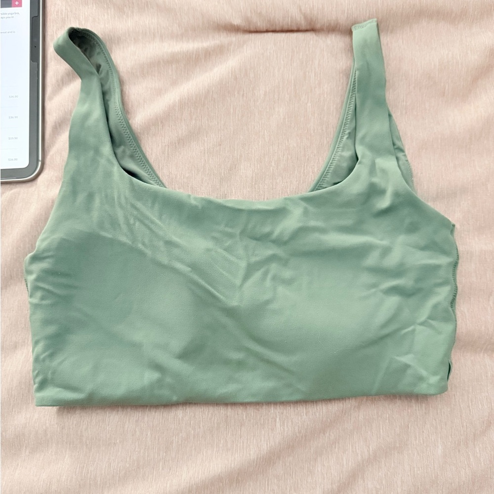 Lululemon Women's Green Bralette reversible with pads